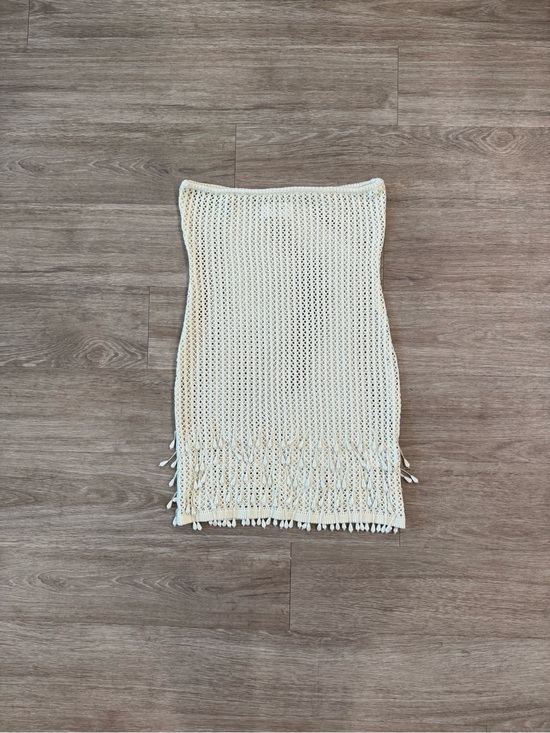 Peppermayo Dresses & Skirts - Peppermayo Carpe Diem Crochet Mini Dress in Ivory, Size S/M